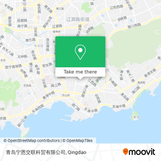 青岛宁恩交联科贸有限公司 map