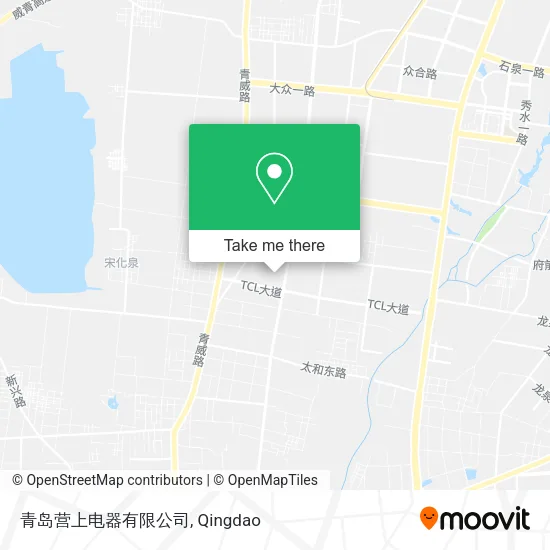 青岛营上电器有限公司 map