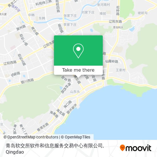 青岛软交所软件和信息服务交易中心有限公司 map