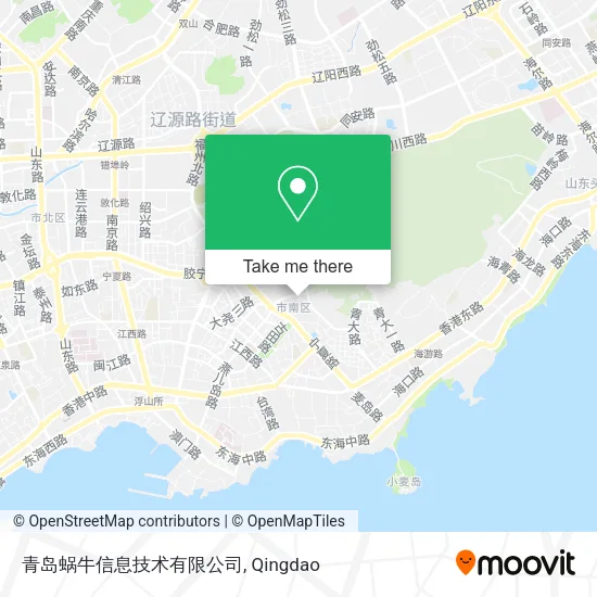 青岛蜗牛信息技术有限公司 map