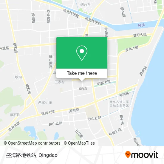 盛海路地铁站 map