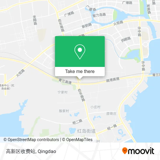 高新区收费站 map