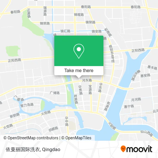 依曼丽国际洗衣 map
