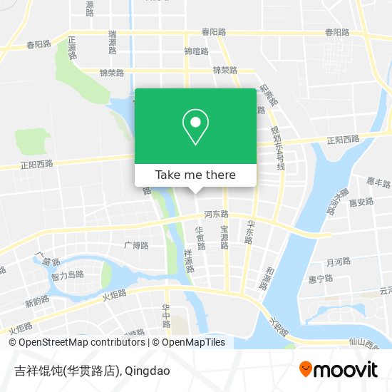 吉祥馄饨(华贯路店) map