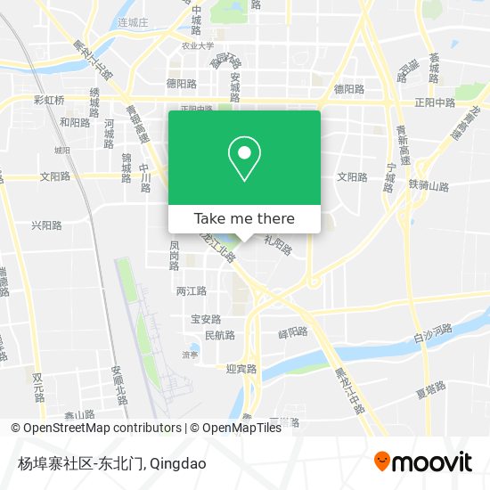 杨埠寨社区-东北门 map