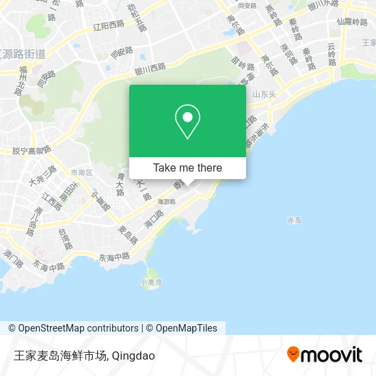 王家麦岛海鲜市场 map