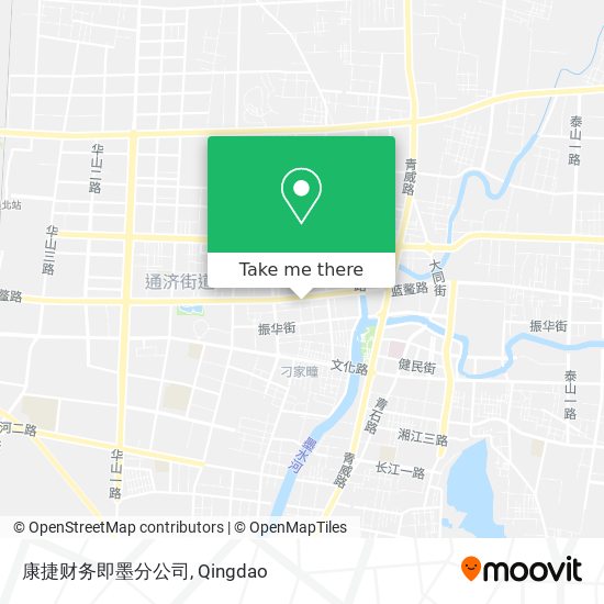康捷财务即墨分公司 map