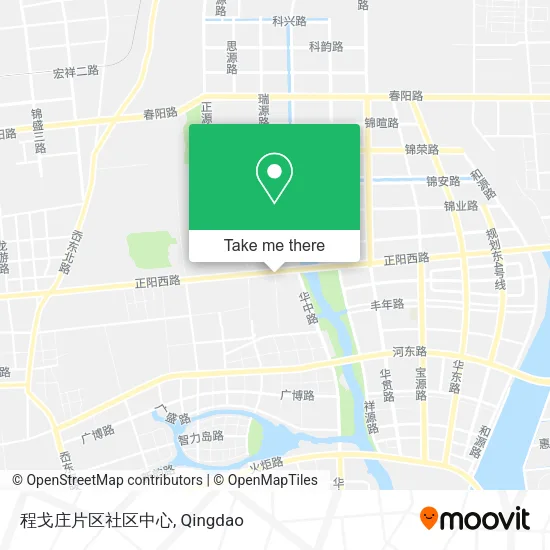 程戈庄片区社区中心 map