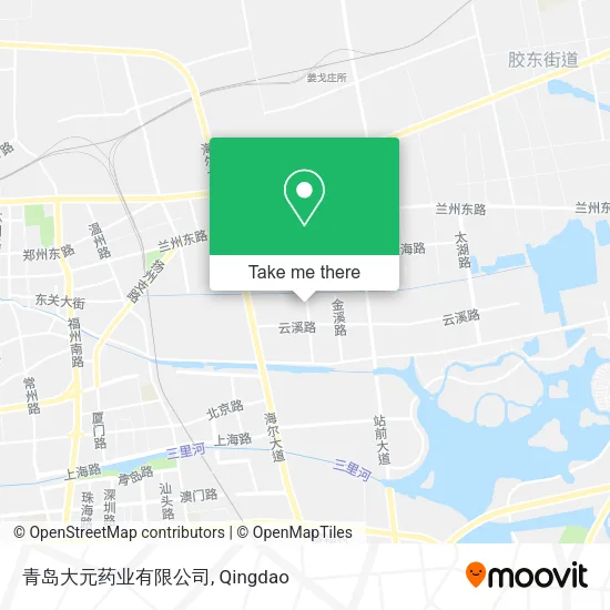 青岛大元药业有限公司 map