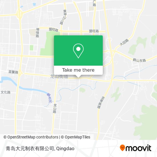 青岛大元制衣有限公司 map