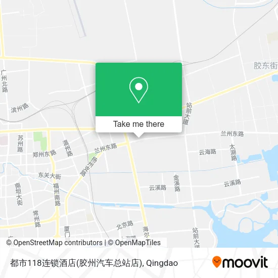 都市118连锁酒店(胶州汽车总站店) map