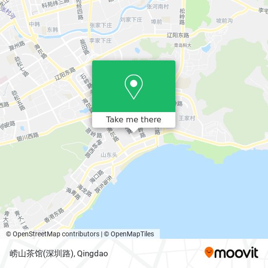 崂山茶馆(深圳路) map