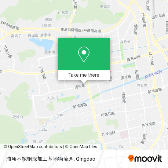 浦项不锈钢深加工基地物流园 map