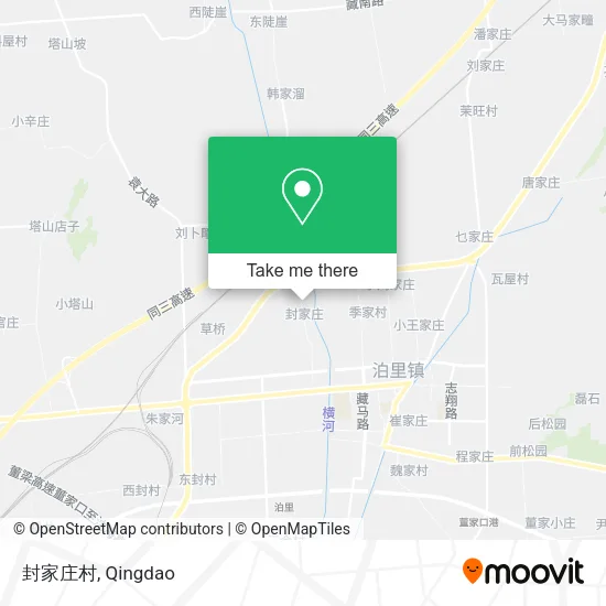 封家庄村 map
