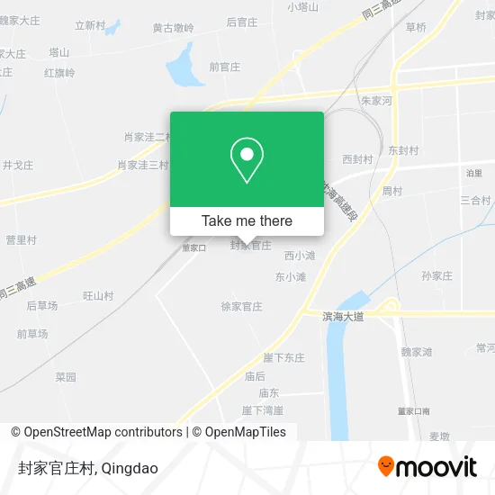 封家官庄村 map
