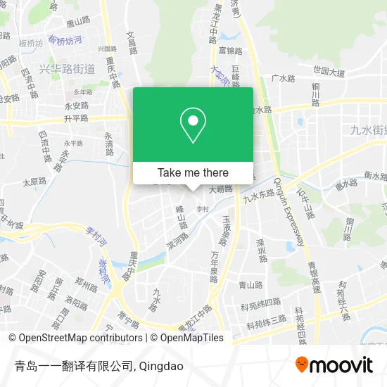 青岛一一翻译有限公司 map