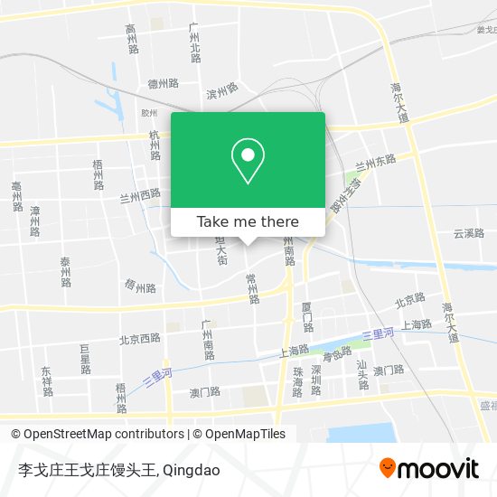 李戈庄王戈庄馒头王 map
