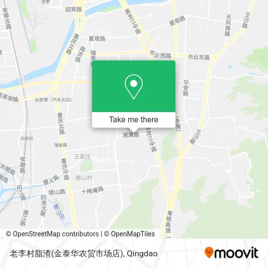 老李村脂渣(金泰华农贸市场店) map