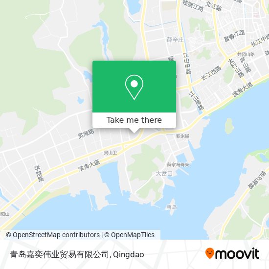 青岛嘉奕伟业贸易有限公司 map