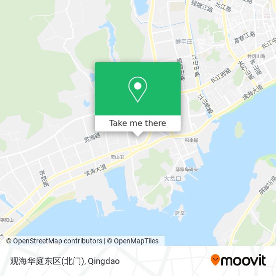 观海华庭东区(北门) map