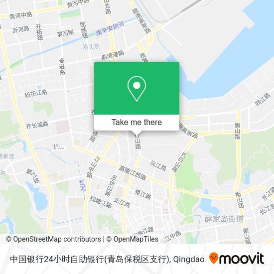 中国银行24小时自助银行(青岛保税区支行) map