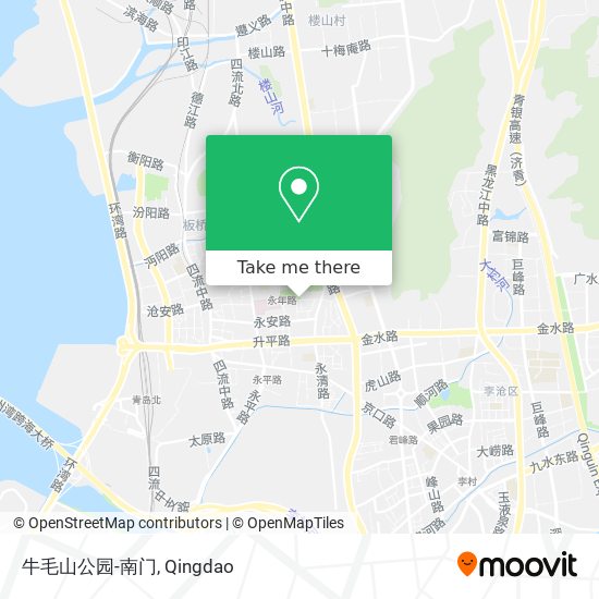 牛毛山公园-南门 map