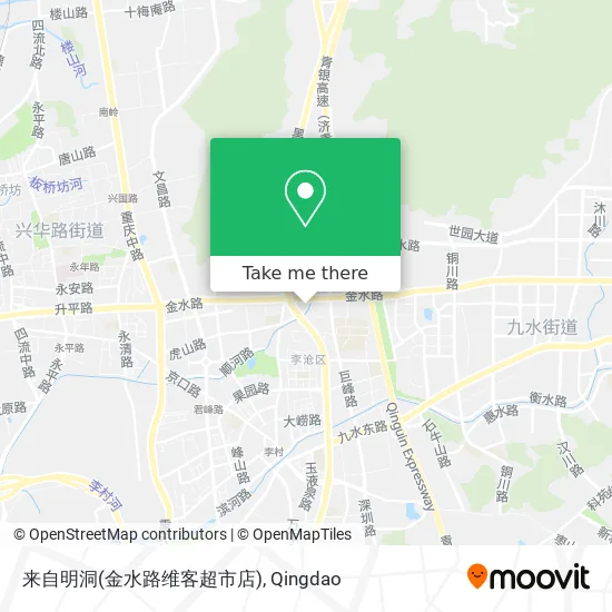 来自明洞(金水路维客超市店) map
