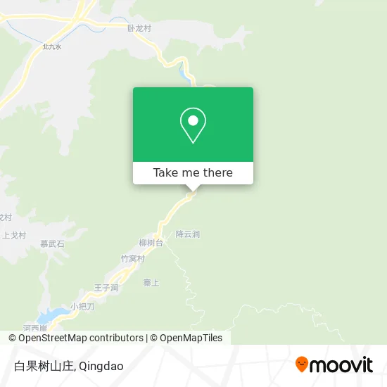 白果树山庄 map