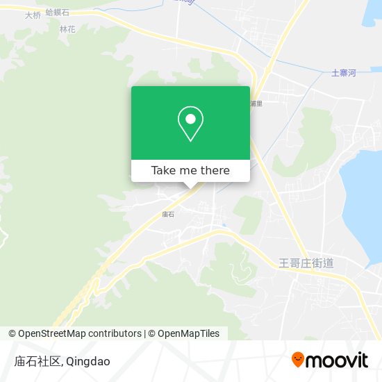 庙石社区 map