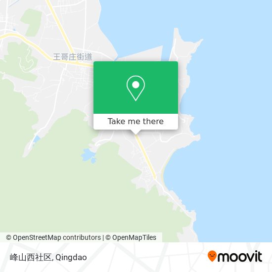 峰山西社区 map