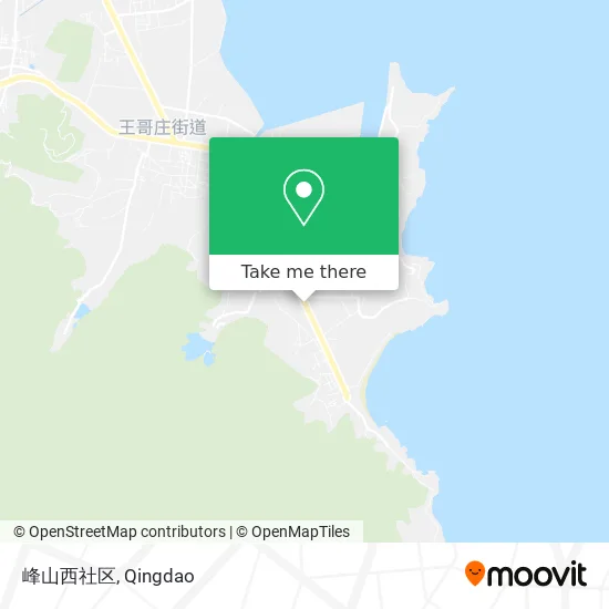 峰山西社区 map