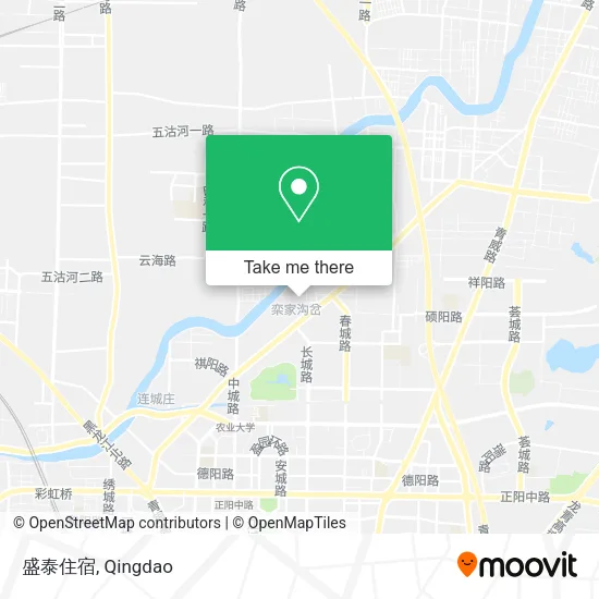 盛泰住宿 map