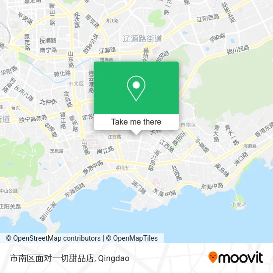 市南区面对一切甜品店 map