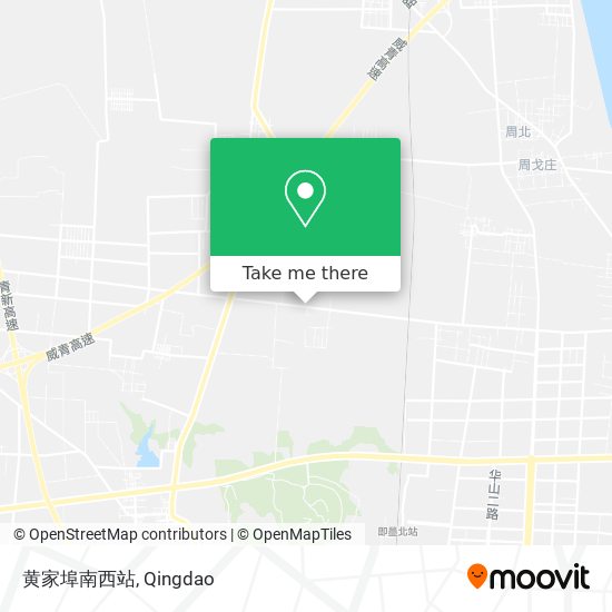黄家埠南西站 map