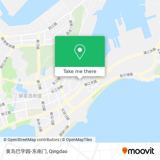 黄岛巴学园-东南门 map