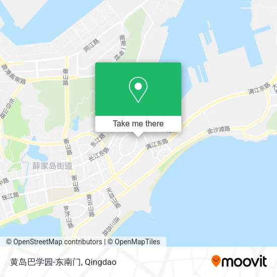 黄岛巴学园-东南门 map