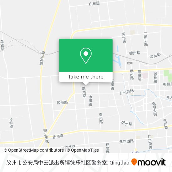 胶州市公安局中云派出所禧徕乐社区警务室 map