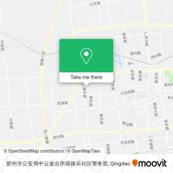 胶州市公安局中云派出所禧徕乐社区警务室 map