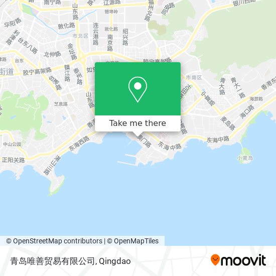 青岛唯善贸易有限公司 map