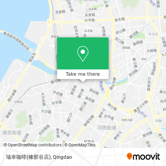 瑞幸咖啡(橡胶谷店) map