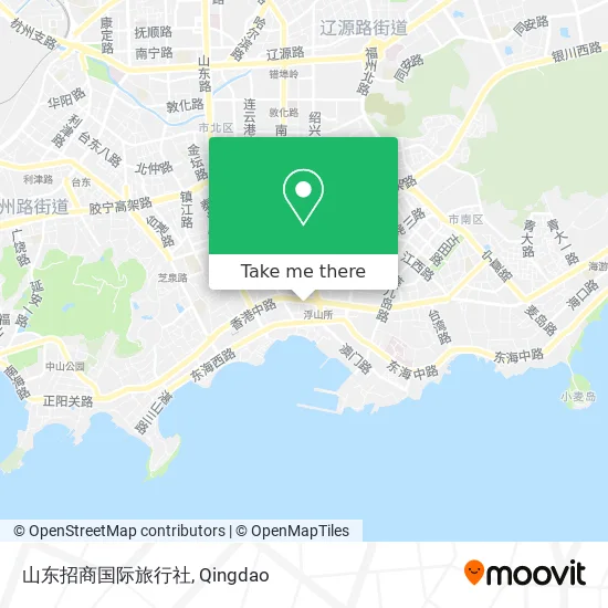 山东招商国际旅行社 map