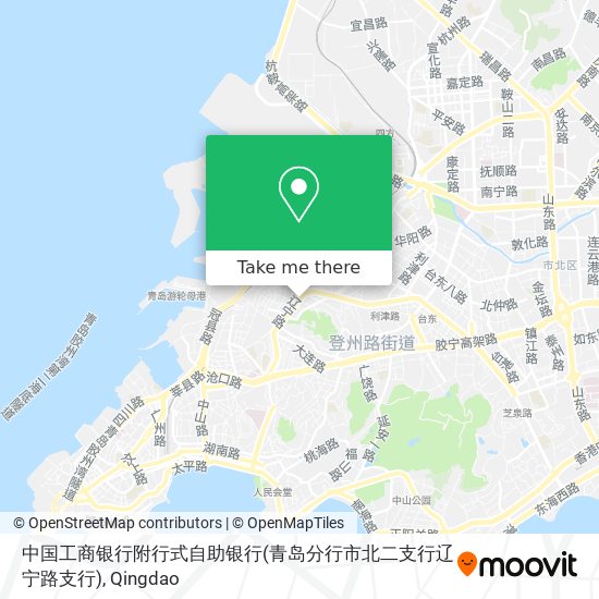 中国工商银行附行式自助银行(青岛分行市北二支行辽宁路支行) map