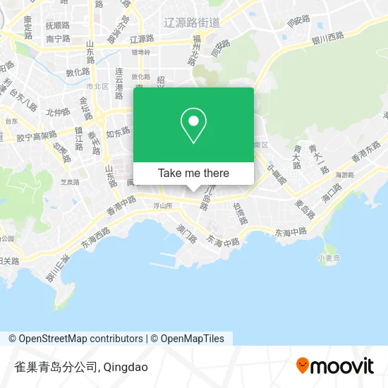雀巢青岛分公司 map