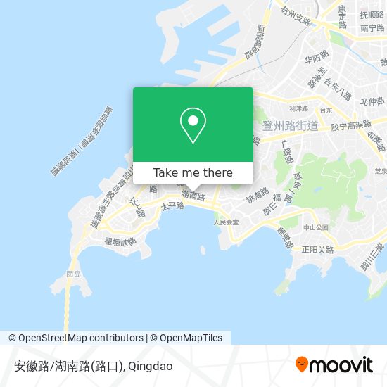 安徽路/湖南路(路口) map
