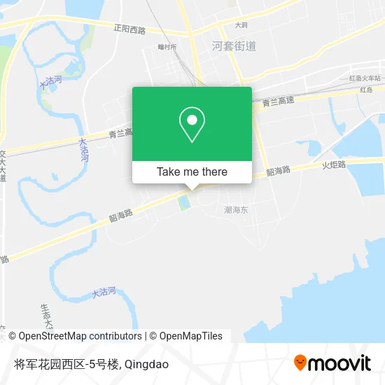 将军花园西区-5号楼 map