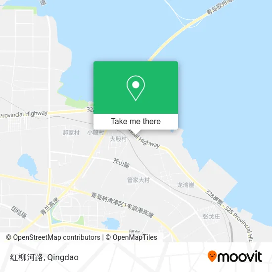 红柳河路 map