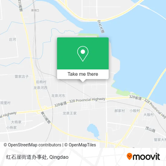 红石崖街道办事处 map