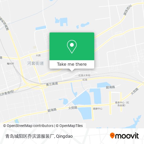 青岛城阳区乔滨源服装厂 map