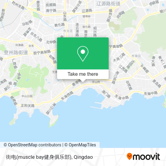 街电(muscle bay健身俱乐部) map