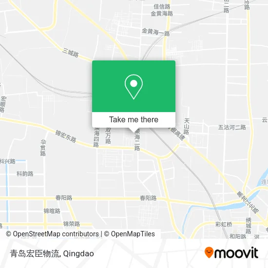 青岛宏臣物流 map